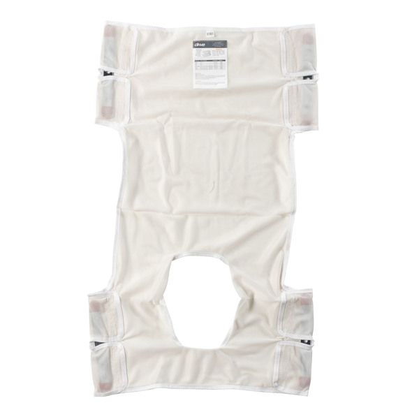 Drive Medical Patient Lift Sling, Polyester Mesh w/ Commode Cutout 13026
